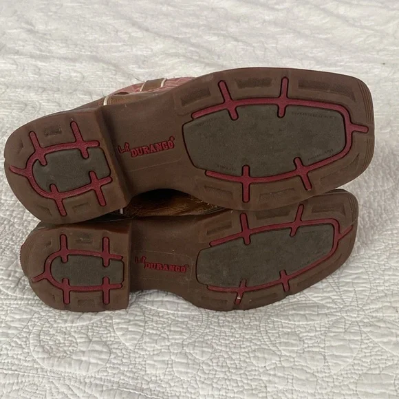 Durango Kids Boots in Brown and Pink - Picture 7 of 7
